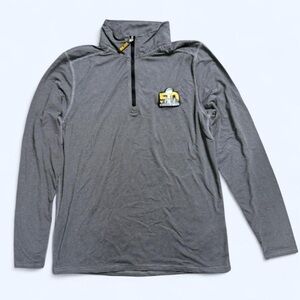 Limited Edition NFL Superbowl 50 Quarter Zip Pullover Gray